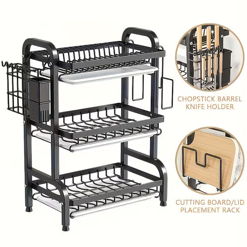 Massaha™ Dish Rack with Drainboard