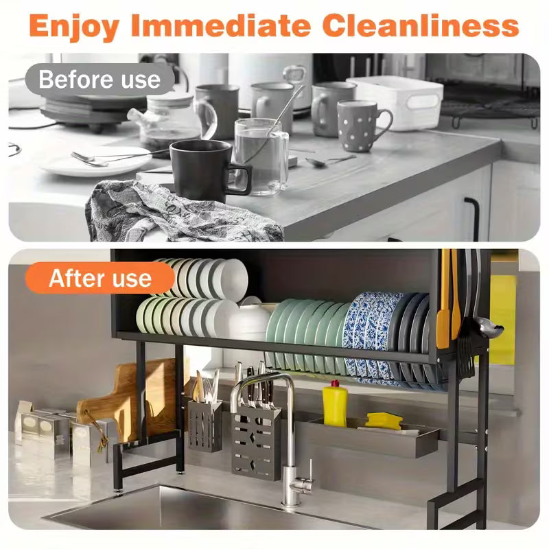 Massaha™ Large Capacity Over-The-Sink Dish Drying Rack