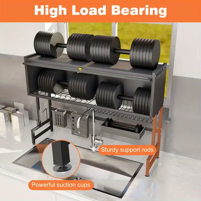 Massaha™ Large Capacity Over-The-Sink Dish Drying Rack