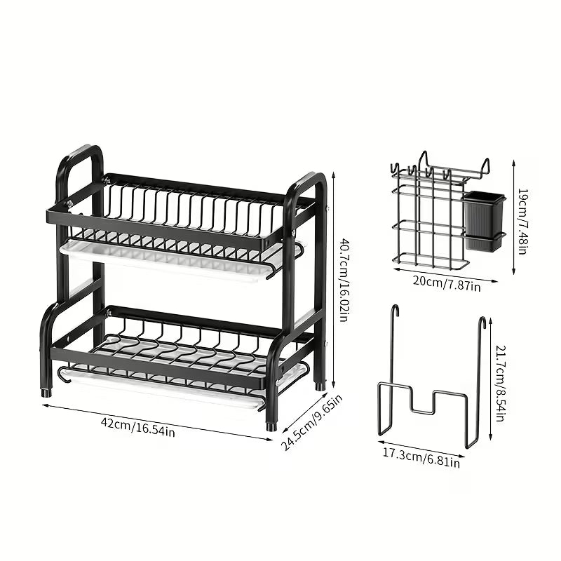 Massaha™ Dish Rack with Drainboard