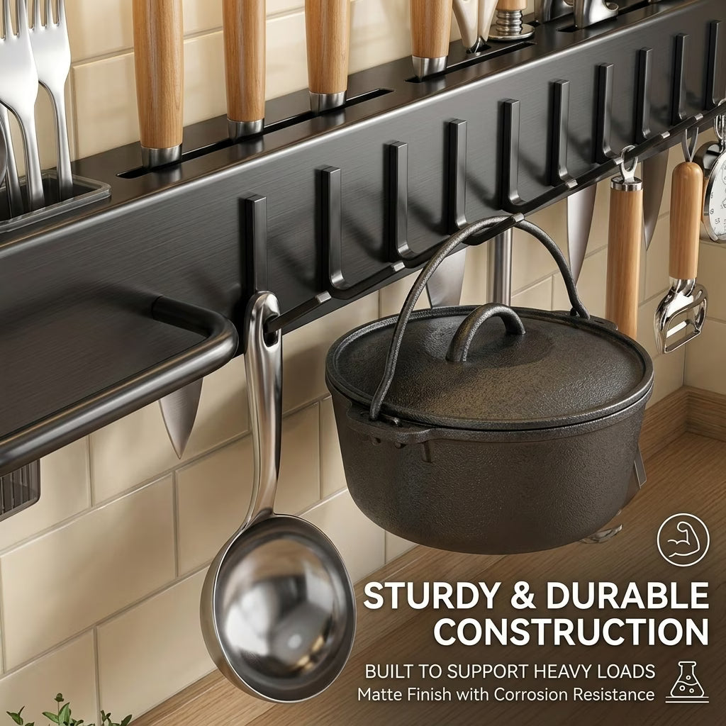Massaha™ Wall-Mounted Kitchen Storage Rack