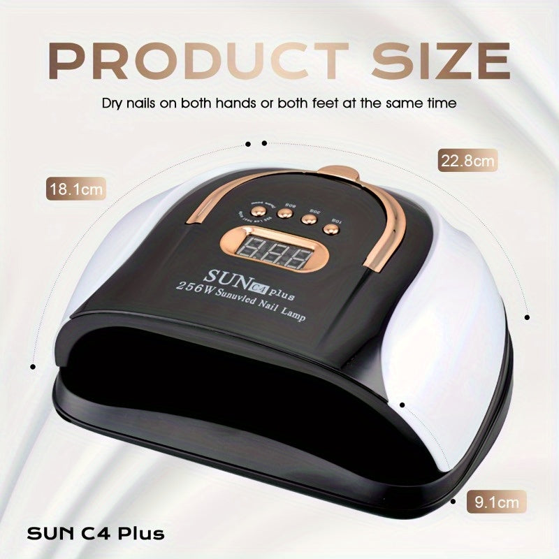 Professional 256W Gel Polish Nail Lamp | Massaha™