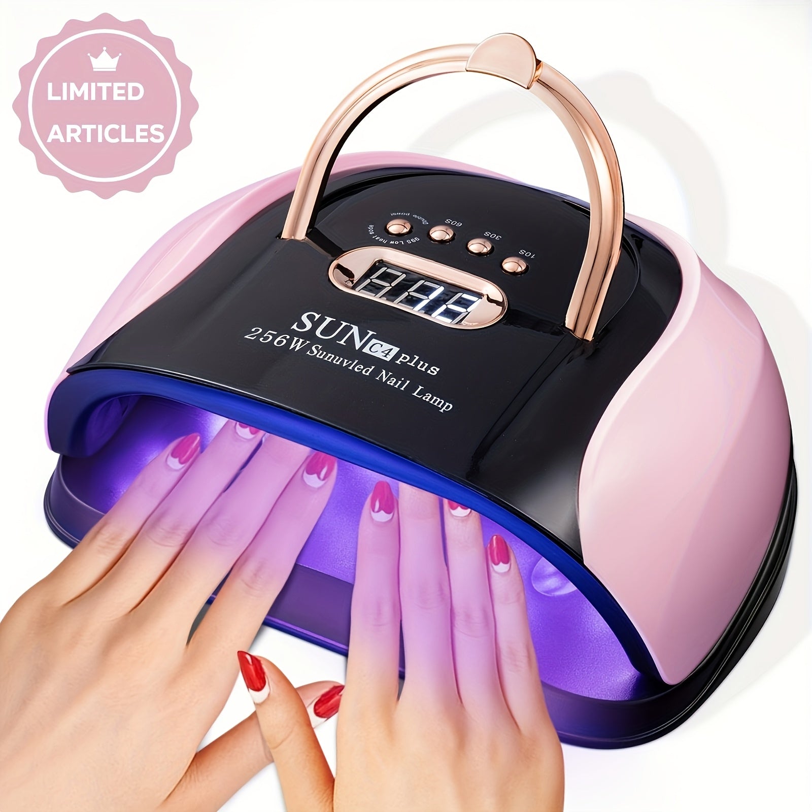 Professional 256W Gel Polish Nail Lamp | Massaha™