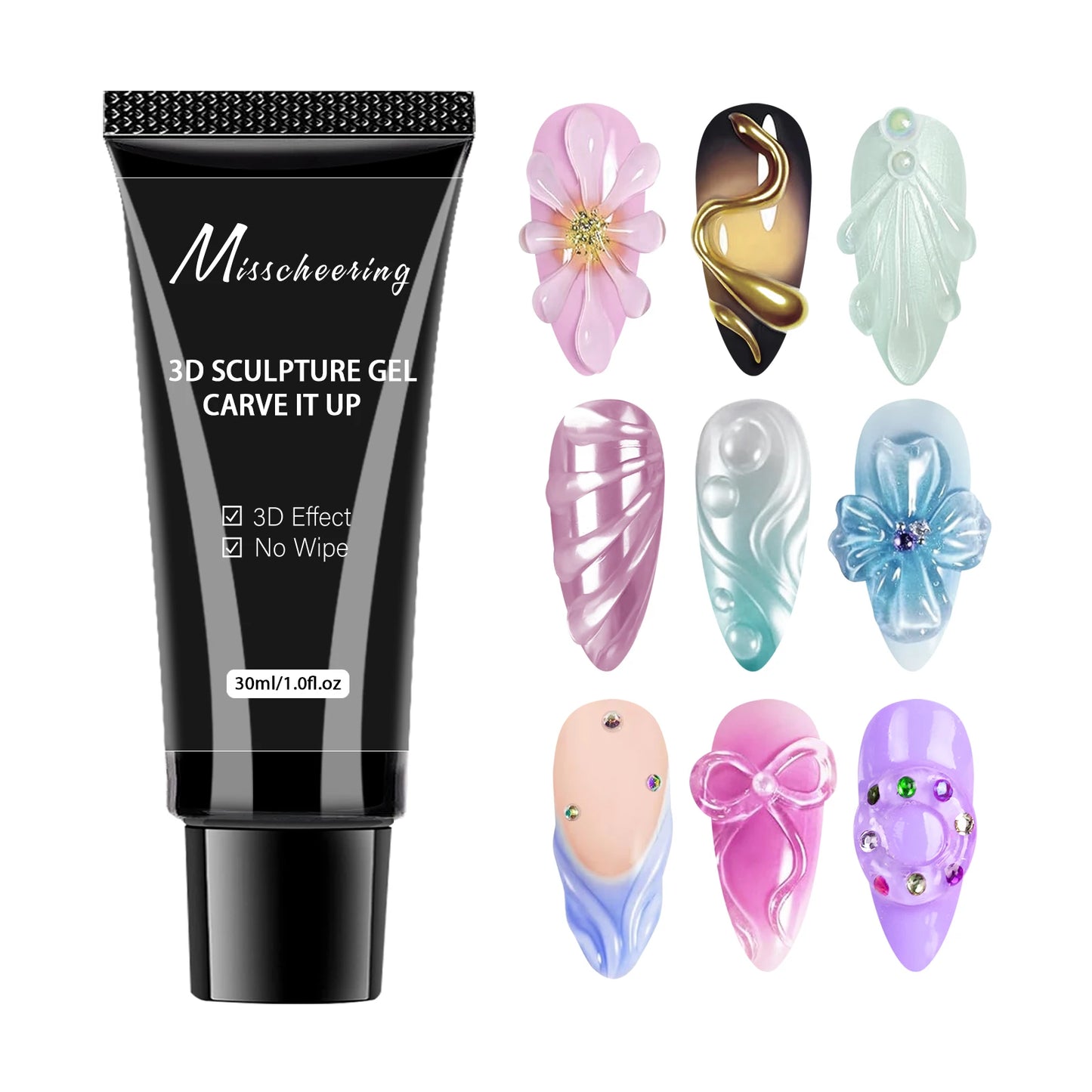 Super Strong Gel Nail Glue for Nail Charm 3D Nails