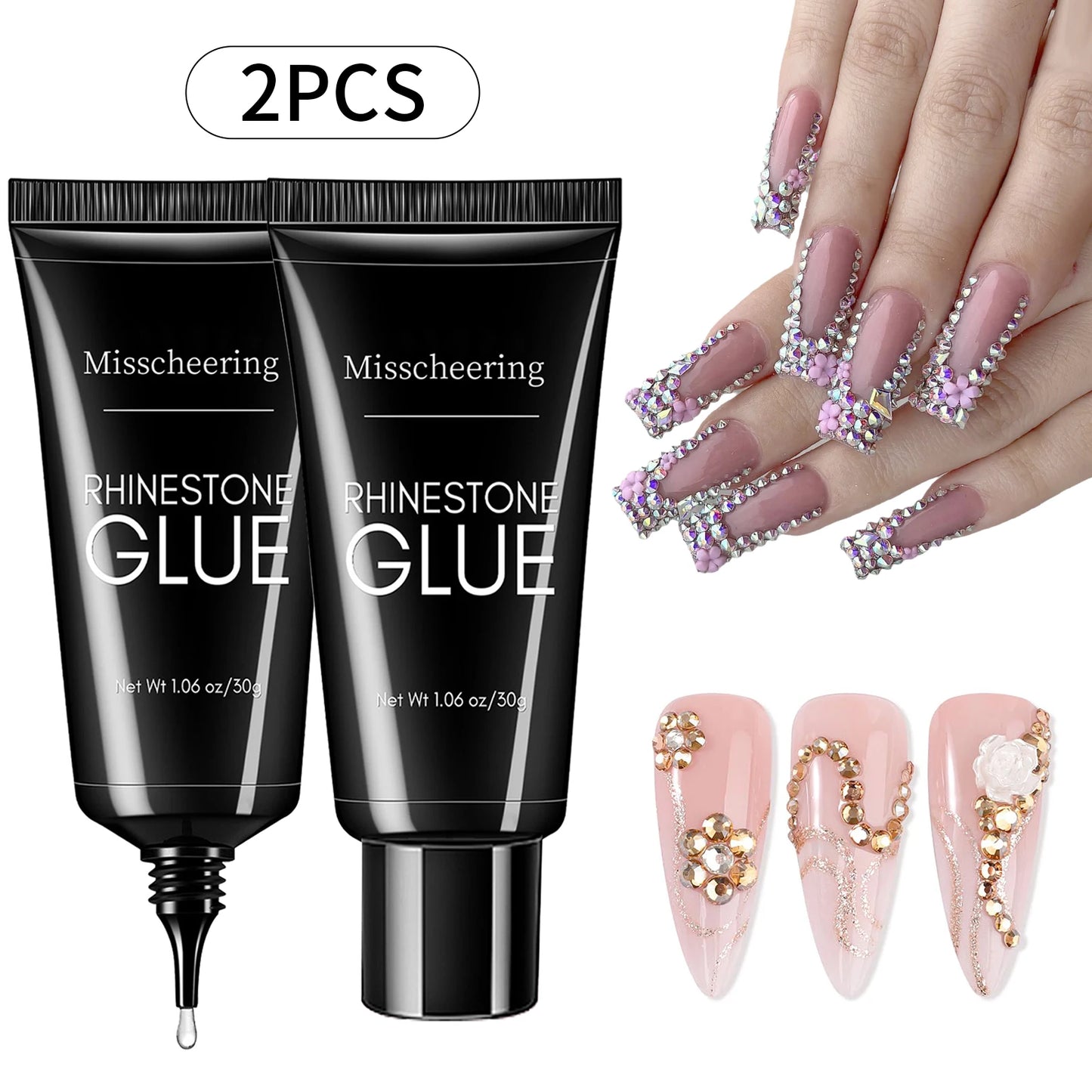 Super Strong Gel Nail Glue for Nail Charm 3D Nails