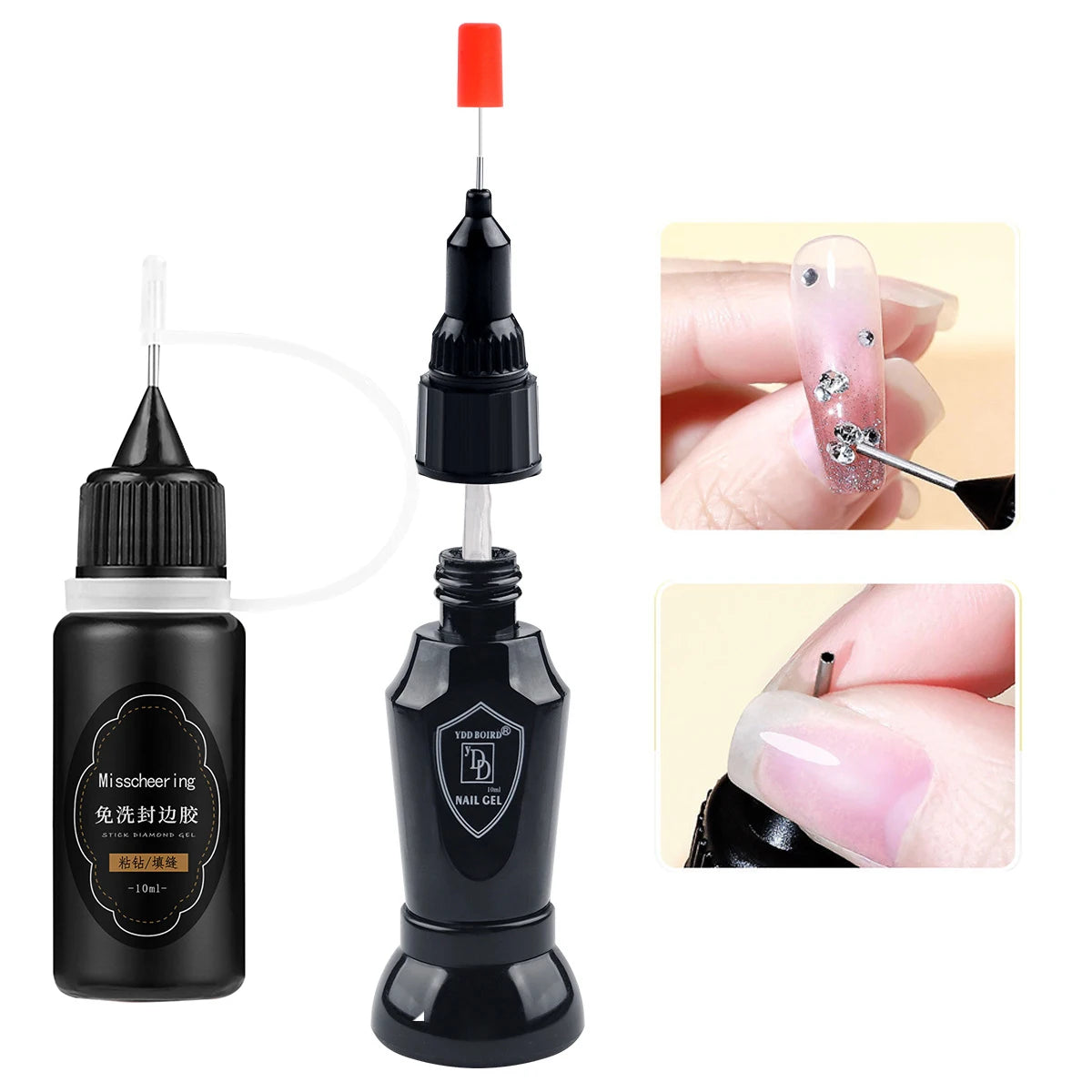 Super Strong Gel Nail Glue for Nail Charm 3D Nails