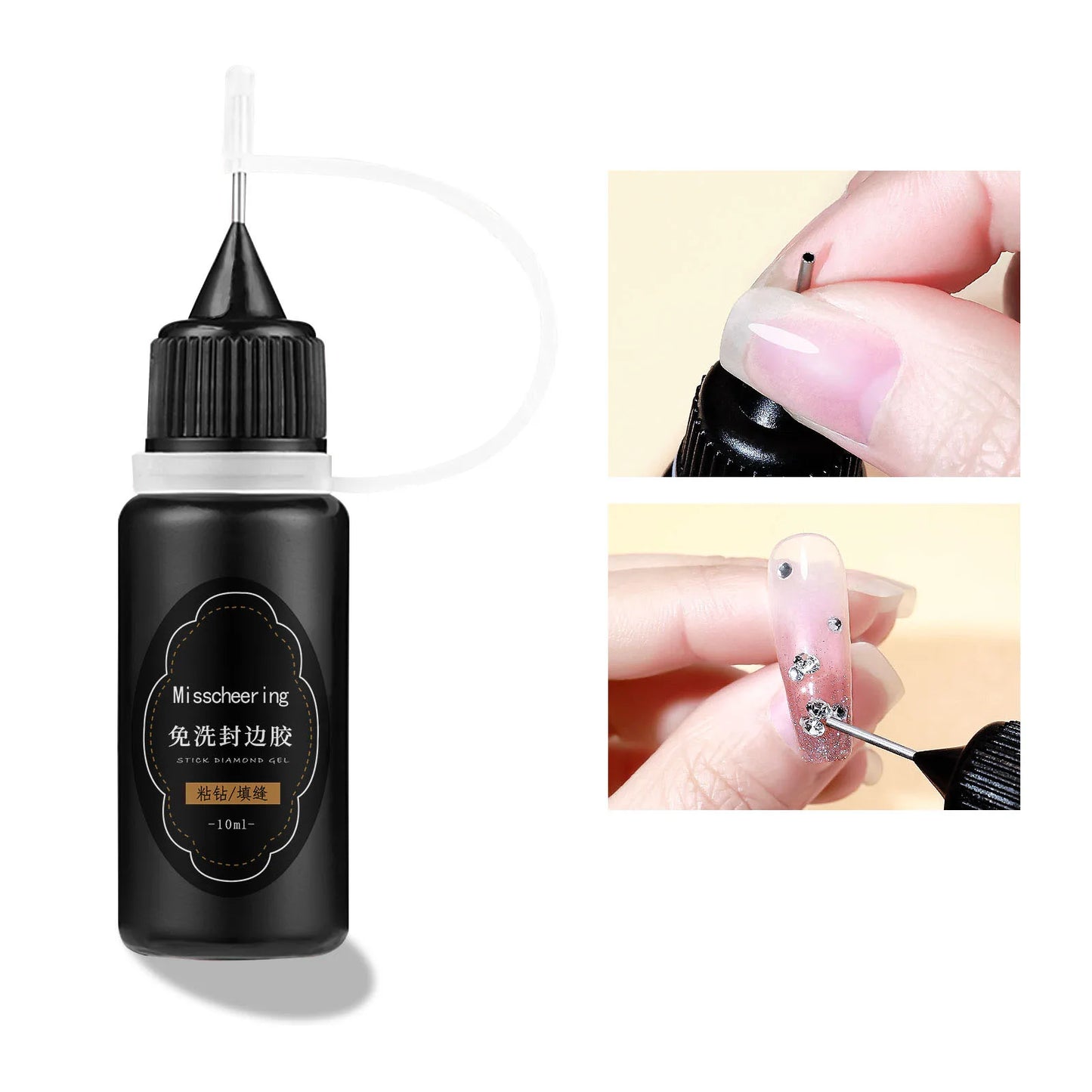Super Strong Gel Nail Glue for Nail Charm 3D Nails