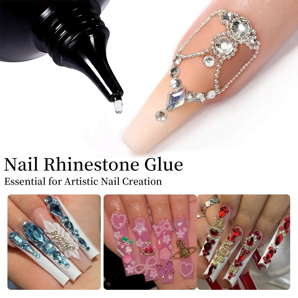 Super Strong Gel Nail Glue for Nail Charm 3D Nails