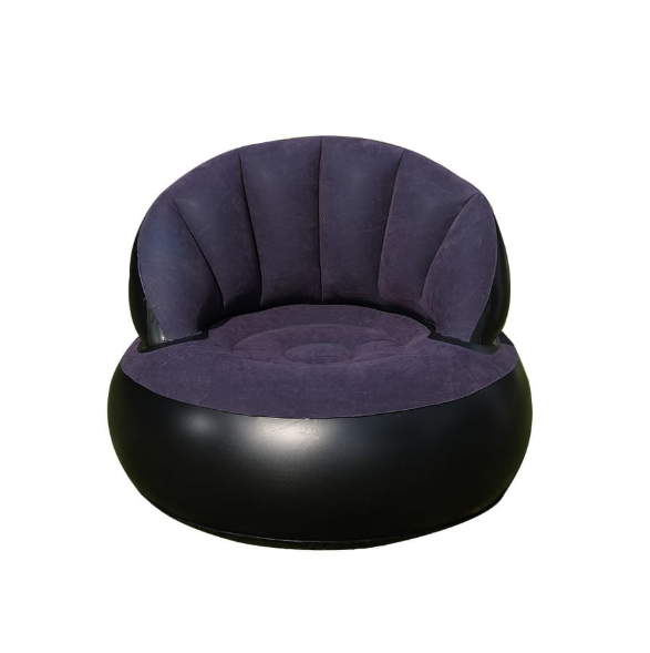 Luxury Inflatable Slouch Sofa Chair With Backrest for Outdoor