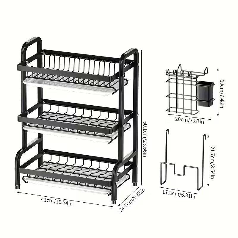Massaha™ Dish Rack with Drainboard