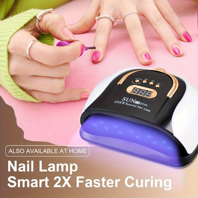 Professional 256W Gel Polish Nail Lamp | Massaha™