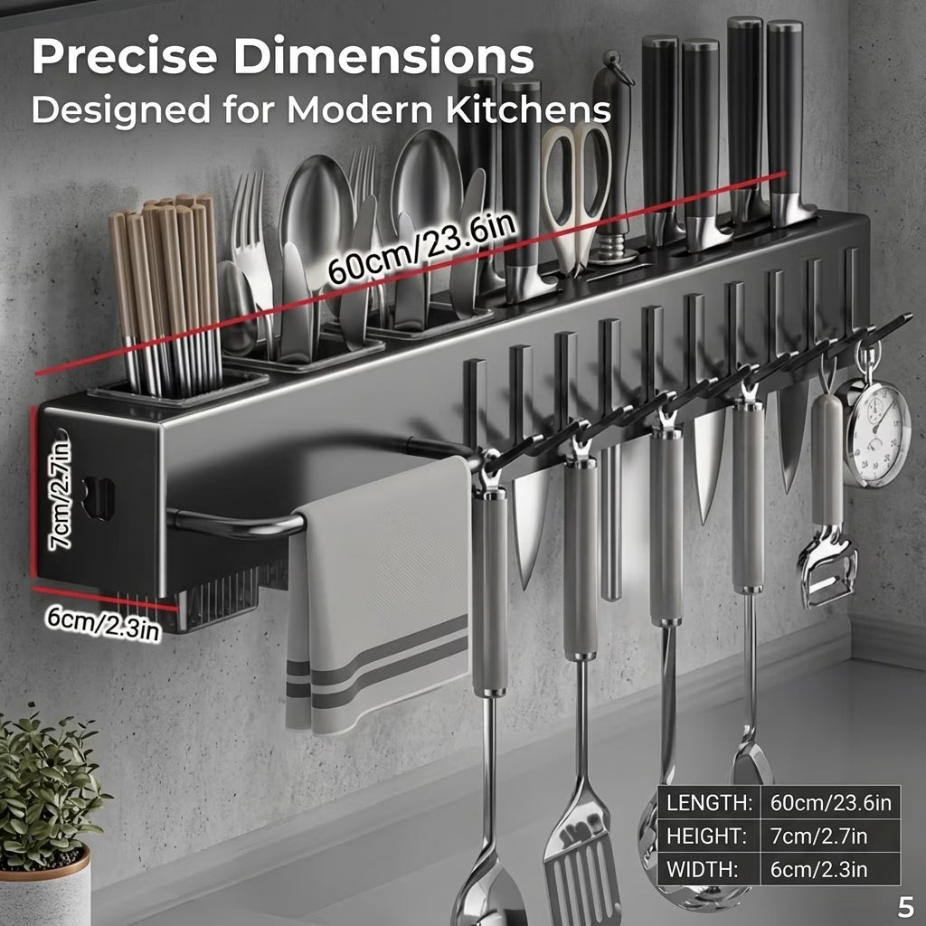 Massaha™ Wall-Mounted Kitchen Storage Rack